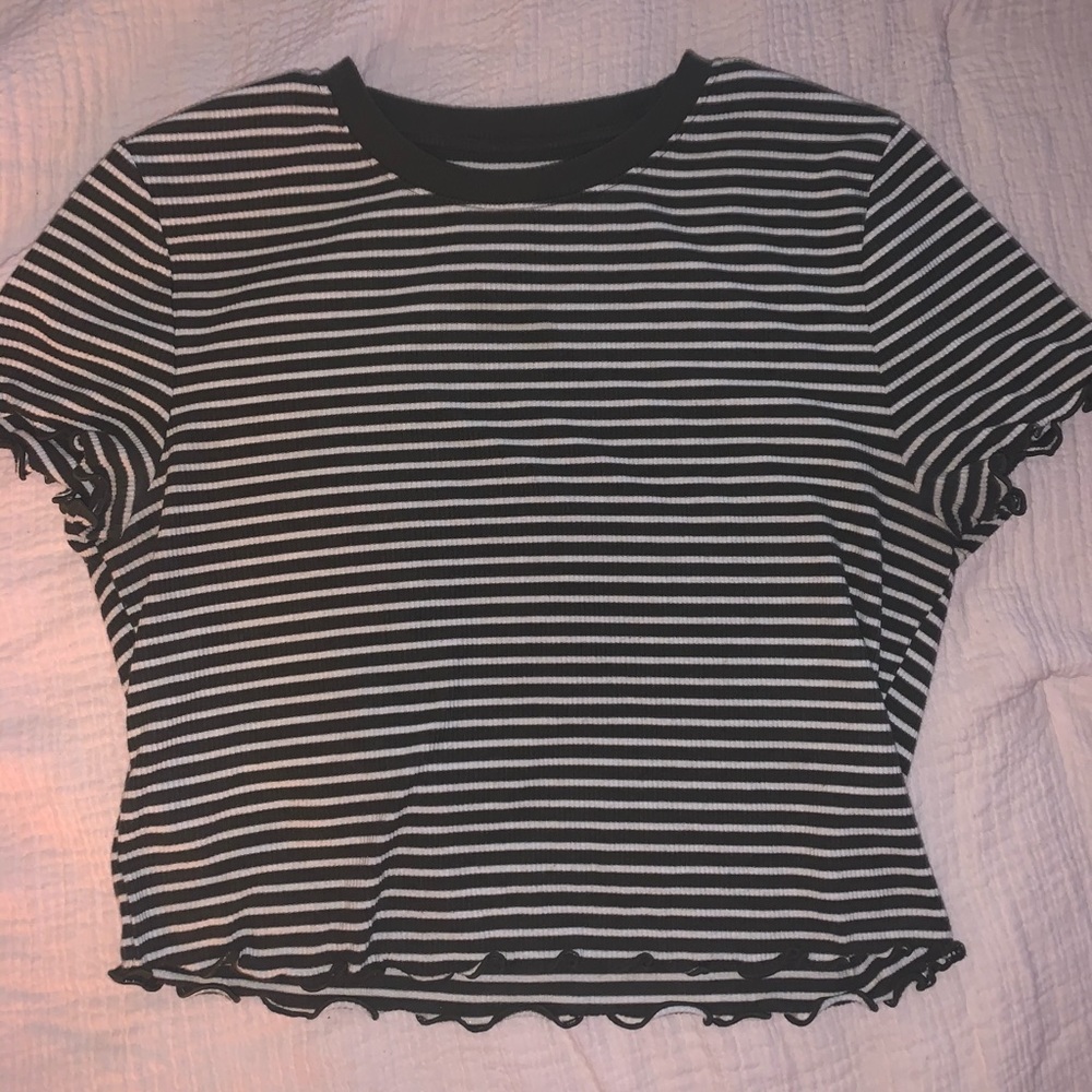 Stripe green t shirt